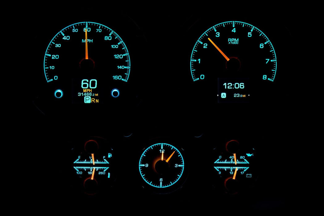 Dakota Digital Dakota Digital HDX Direct-Fit Analog Gauge Systems HDX-67C-CAC-S Autofit