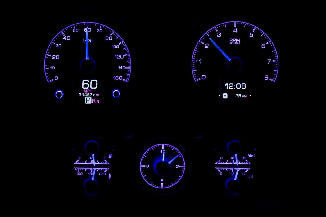 Dakota Digital Dakota Digital HDX Direct-Fit Analog Gauge Systems HDX-67C-CAC-S Autofit