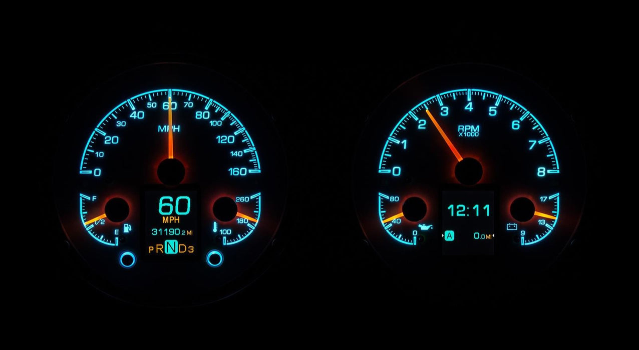 Dakota Digital Dakota Digital HDX Direct-Fit Analog Gauge Systems HDX-67C-CAM-K Autofit
