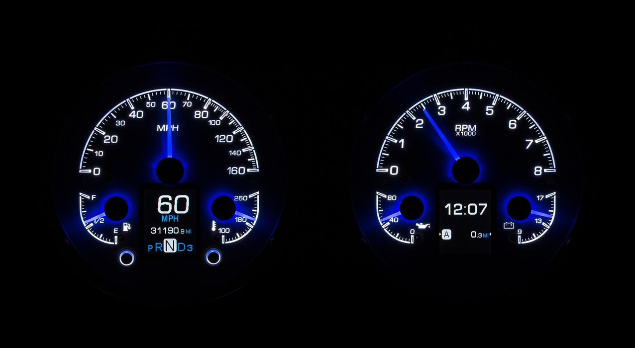 Dakota Digital Dakota Digital HDX Direct-Fit Analog Gauge Systems HDX-67C-CAM-S Autofit