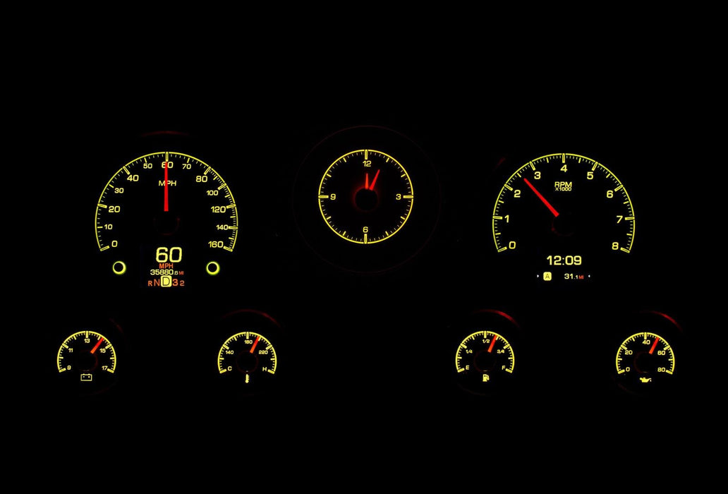 Dakota Digital Dakota Digital HDX Direct-Fit Analog Gauge Systems HDX-67C-PU-K Autofit