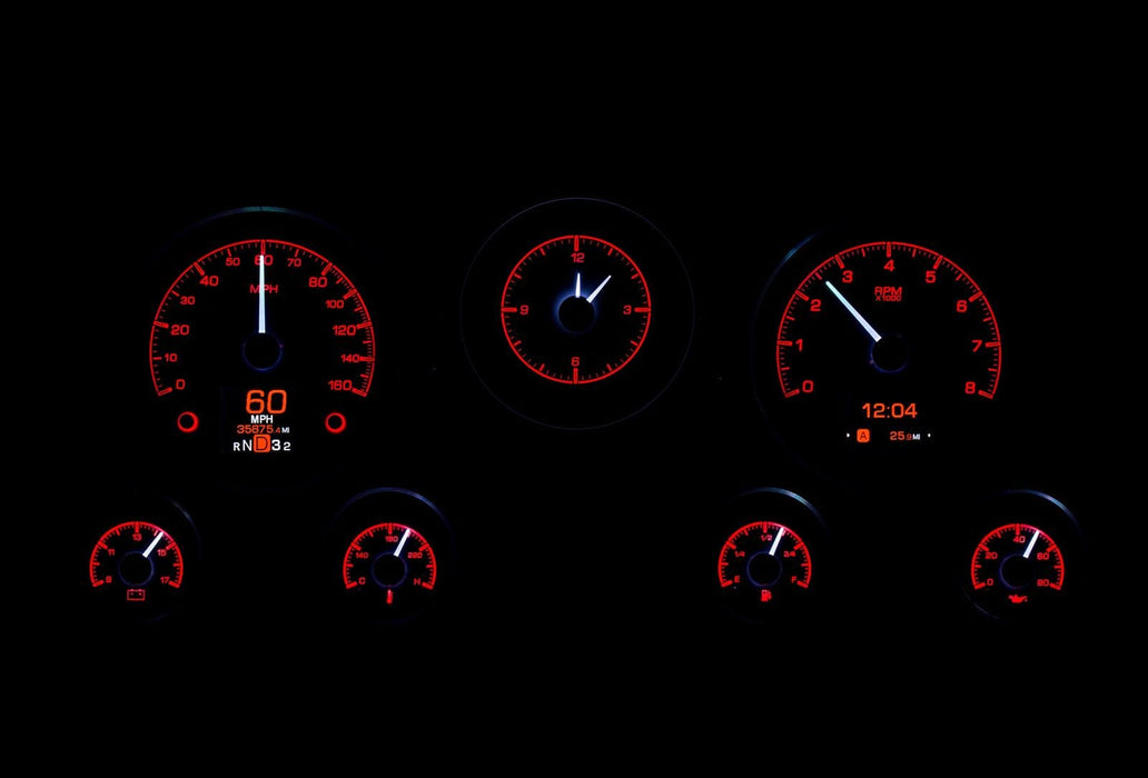 Dakota Digital Dakota Digital HDX Direct-Fit Analog Gauge Systems HDX-67C-PU-K Autofit