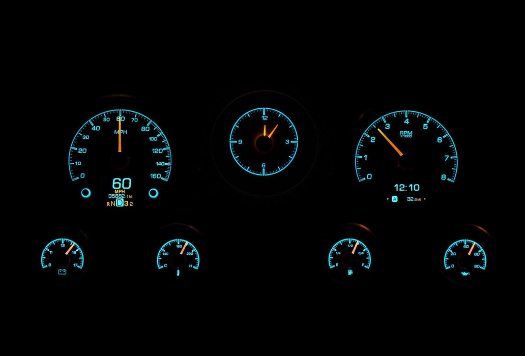 Dakota Digital Dakota Digital HDX Direct-Fit Analog Gauge Systems HDX-67C-PU-K Autofit