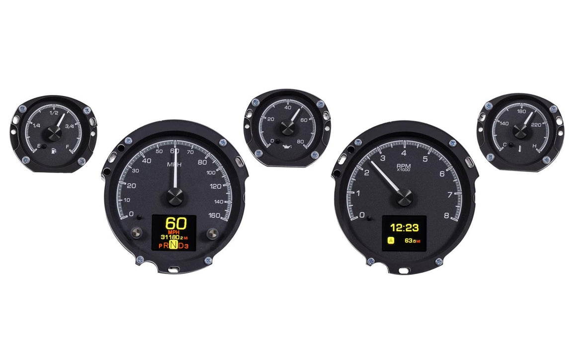 Dakota Digital Dakota Digital HDX Direct-Fit Analog Gauge Systems HDX-67F-MUS-K Autofit