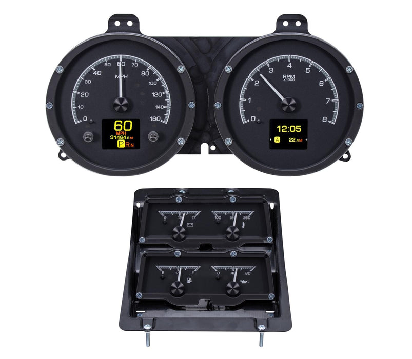 Dakota Digital Dakota Digital HDX Direct-Fit Analog Gauge Systems HDX-68C-CAC-K Autofit