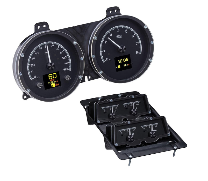 Dakota Digital Dakota Digital HDX Direct-Fit Analog Gauge Systems HDX-68C-CAC-K Autofit