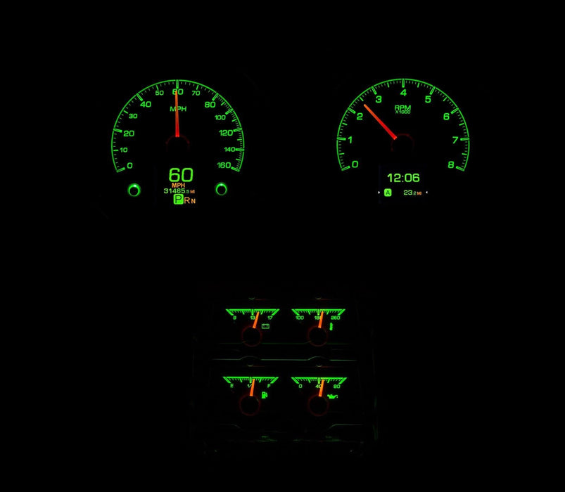 Dakota Digital Dakota Digital HDX Direct-Fit Analog Gauge Systems HDX-68C-CAC-S Autofit