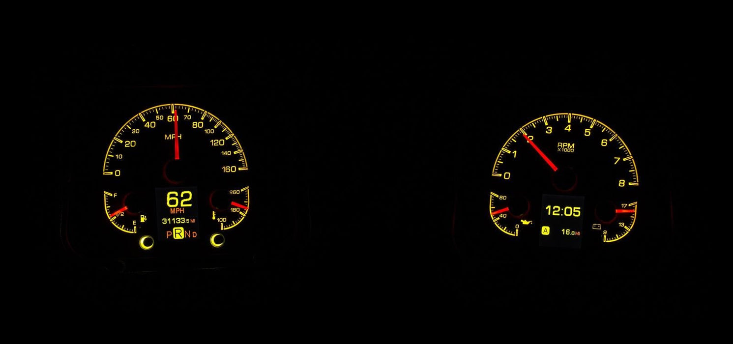 Dakota Digital Dakota Digital HDX Direct-Fit Analog Gauge Systems HDX-68C-CVL-K Autofit