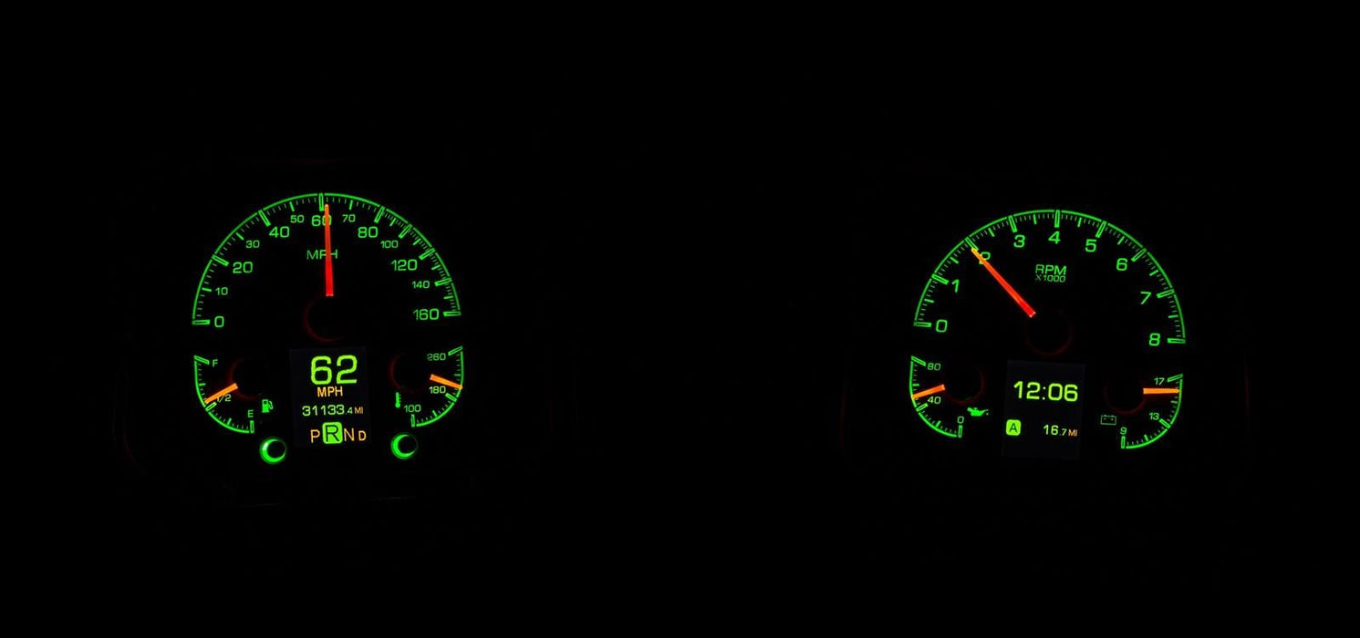 Dakota Digital Dakota Digital HDX Direct-Fit Analog Gauge Systems HDX-68C-CVL-K Autofit