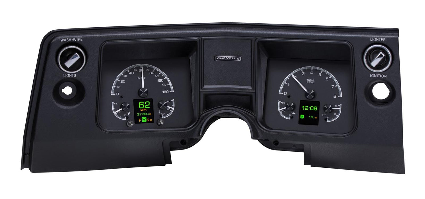 Dakota Digital Dakota Digital HDX Direct-Fit Analog Gauge Systems HDX-68C-CVL-K Autofit