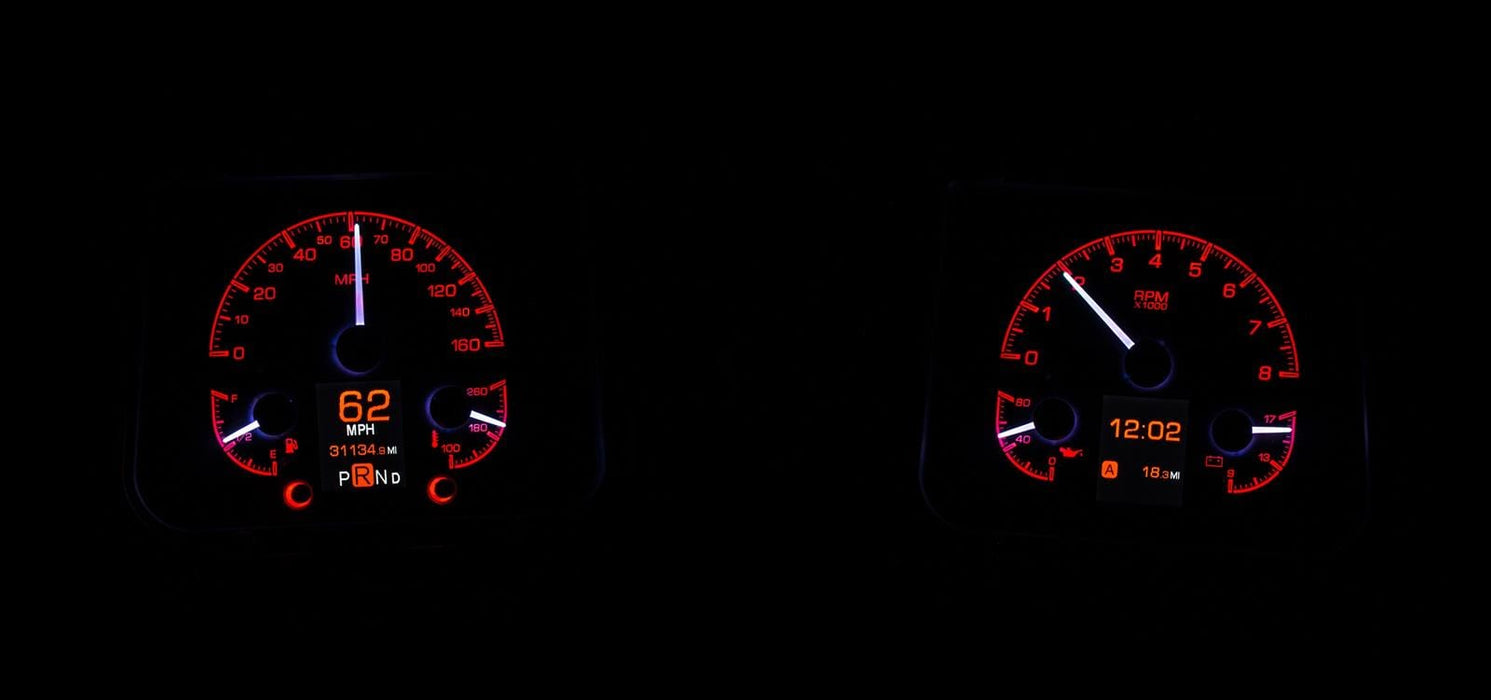 Dakota Digital Dakota Digital HDX Direct-Fit Analog Gauge Systems HDX-68C-CVL-K Autofit