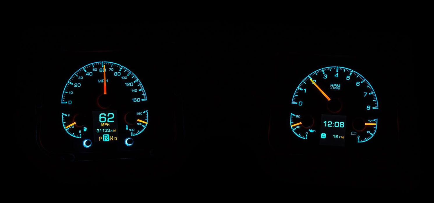 Dakota Digital Dakota Digital HDX Direct-Fit Analog Gauge Systems HDX-68C-CVL-S Autofit