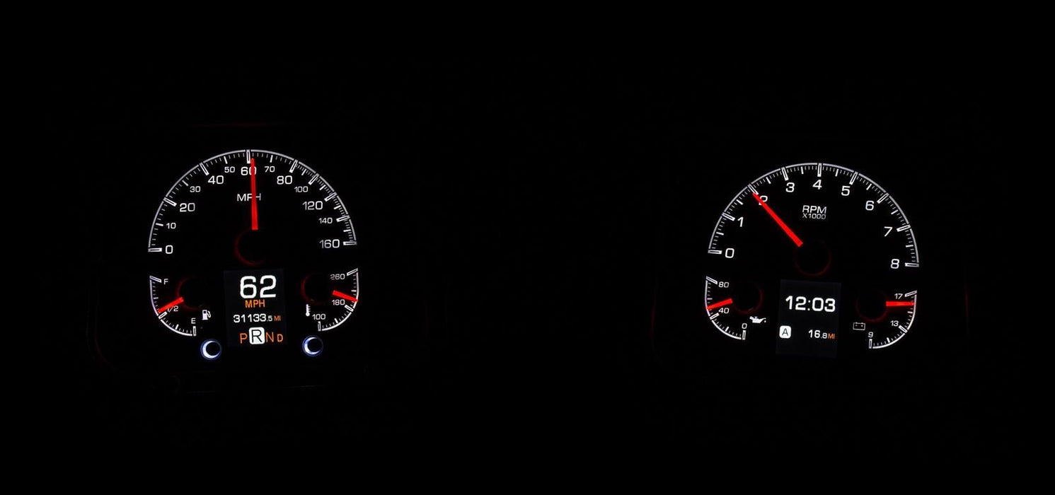Dakota Digital Dakota Digital HDX Direct-Fit Analog Gauge Systems HDX-68C-CVL-S Autofit