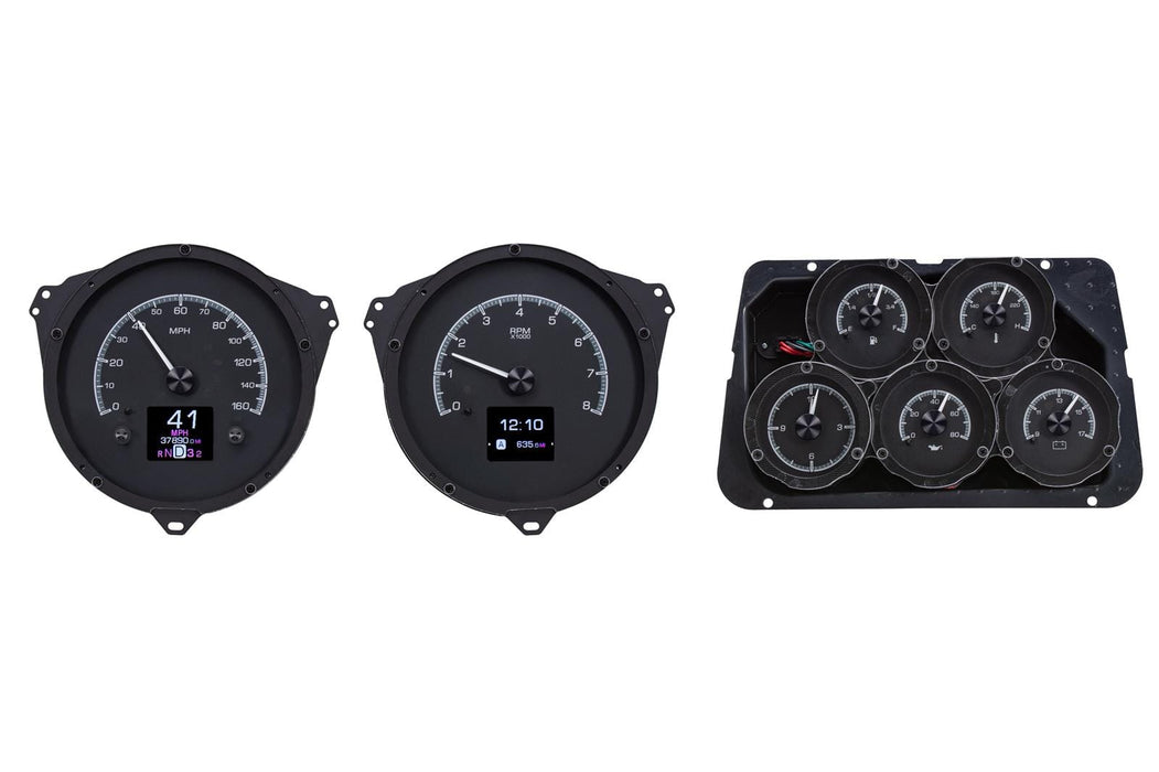 Dakota Digital Dakota Digital HDX Direct-Fit Analog Gauge Systems HDX-68C-VET-K Autofit