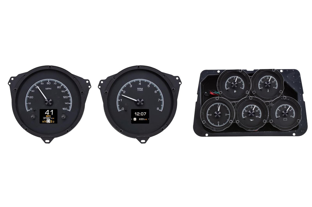 Dakota Digital Dakota Digital HDX Direct-Fit Analog Gauge Systems HDX-68C-VET-K Autofit