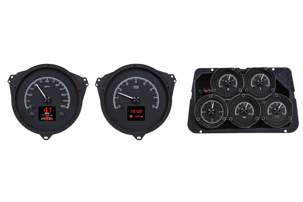 Dakota Digital Dakota Digital HDX Direct-Fit Analog Gauge Systems HDX-68C-VET-K Autofit