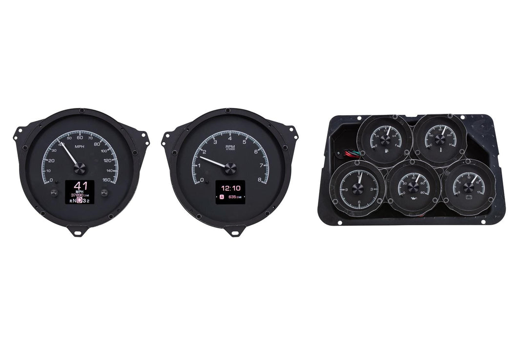 Dakota Digital Dakota Digital HDX Direct-Fit Analog Gauge Systems HDX-68C-VET-K Autofit
