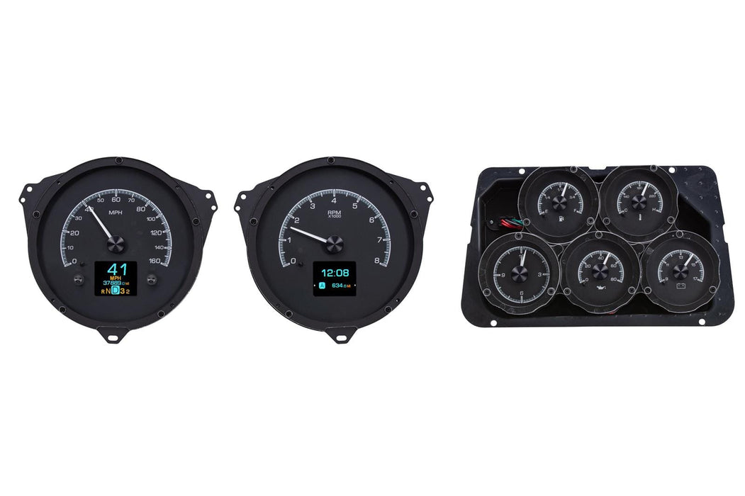 Dakota Digital Dakota Digital HDX Direct-Fit Analog Gauge Systems HDX-68C-VET-K Autofit