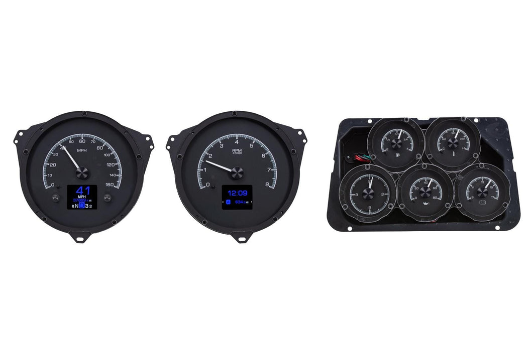 Dakota Digital Dakota Digital HDX Direct-Fit Analog Gauge Systems HDX-68C-VET-K Autofit