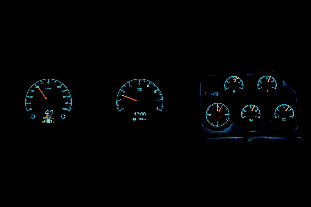 Dakota Digital Dakota Digital HDX Direct-Fit Analog Gauge Systems HDX-68C-VET-S Autofit