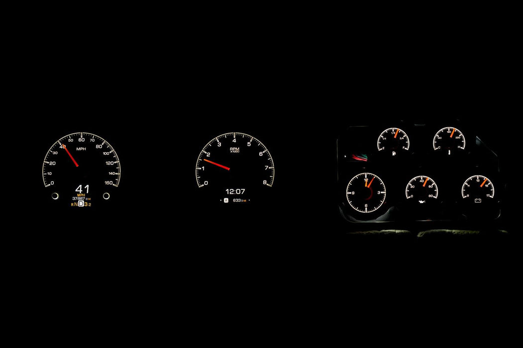 Dakota Digital Dakota Digital HDX Direct-Fit Analog Gauge Systems HDX-68C-VET-S Autofit