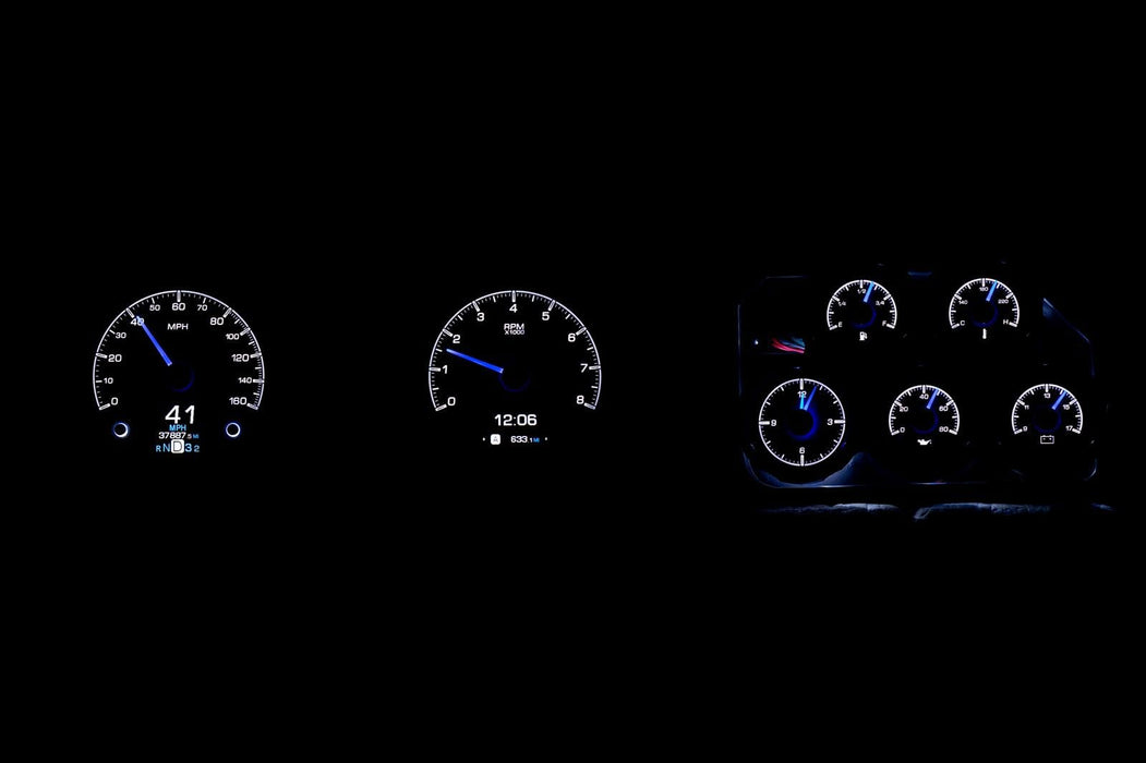 Dakota Digital Dakota Digital HDX Direct-Fit Analog Gauge Systems HDX-68C-VET-S Autofit