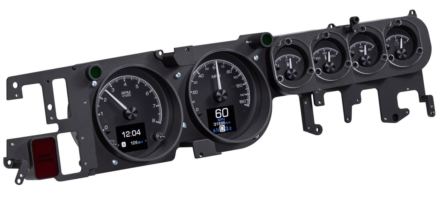 Dakota Digital Dakota Digital HDX Direct-Fit Analog Gauge Systems HDX-68D-CHG-K Autofit