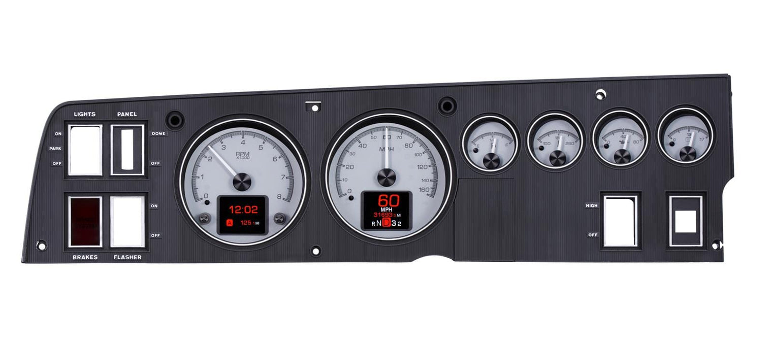 Dakota Digital Dakota Digital HDX Direct-Fit Analog Gauge Systems HDX-68D-CHG-S Autofit