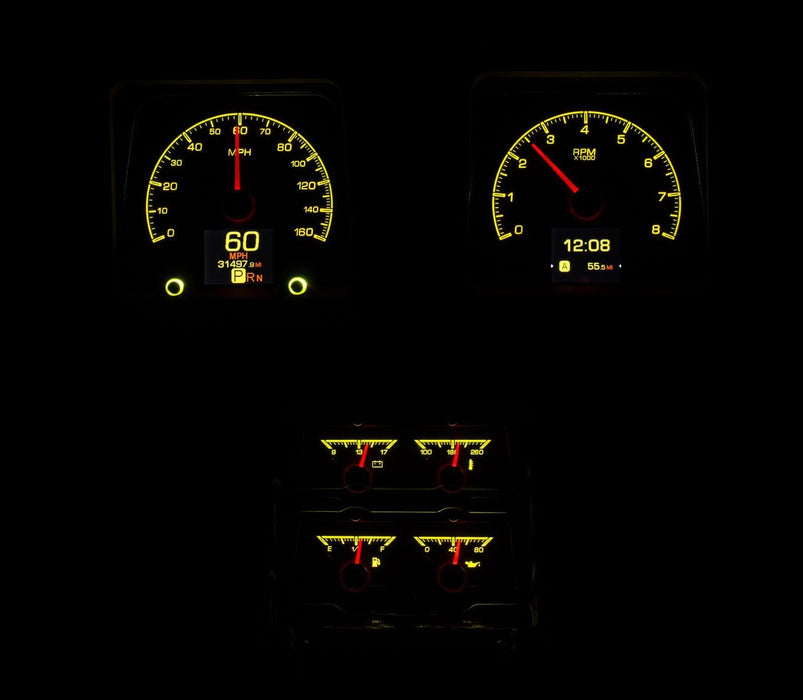 Dakota Digital Dakota Digital HDX Direct-Fit Analog Gauge Systems HDX-69C-CAC-K Autofit