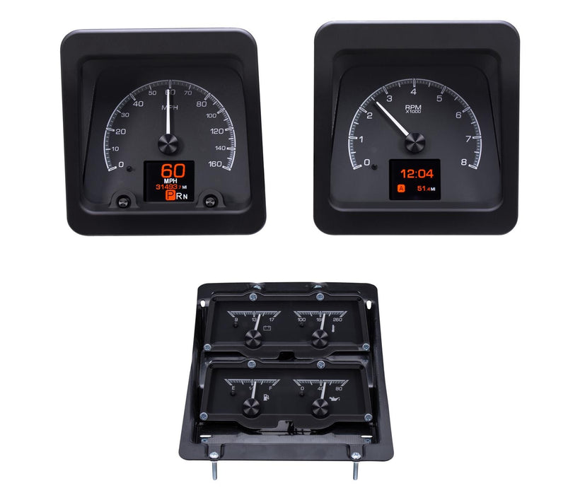 Dakota Digital Dakota Digital HDX Direct-Fit Analog Gauge Systems HDX-69C-CAC-K Autofit