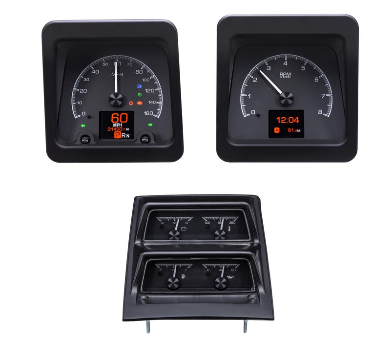 Dakota Digital Dakota Digital HDX Direct-Fit Analog Gauge Systems HDX-69C-CAC-K Autofit