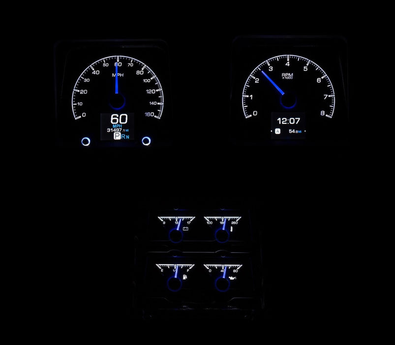 Dakota Digital Dakota Digital HDX Direct-Fit Analog Gauge Systems HDX-69C-CAC-S Autofit