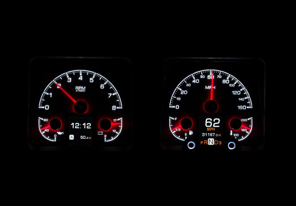 Dakota Digital Dakota Digital HDX Direct-Fit Analog Gauge Systems HDX-69C-CAM-K Autofit