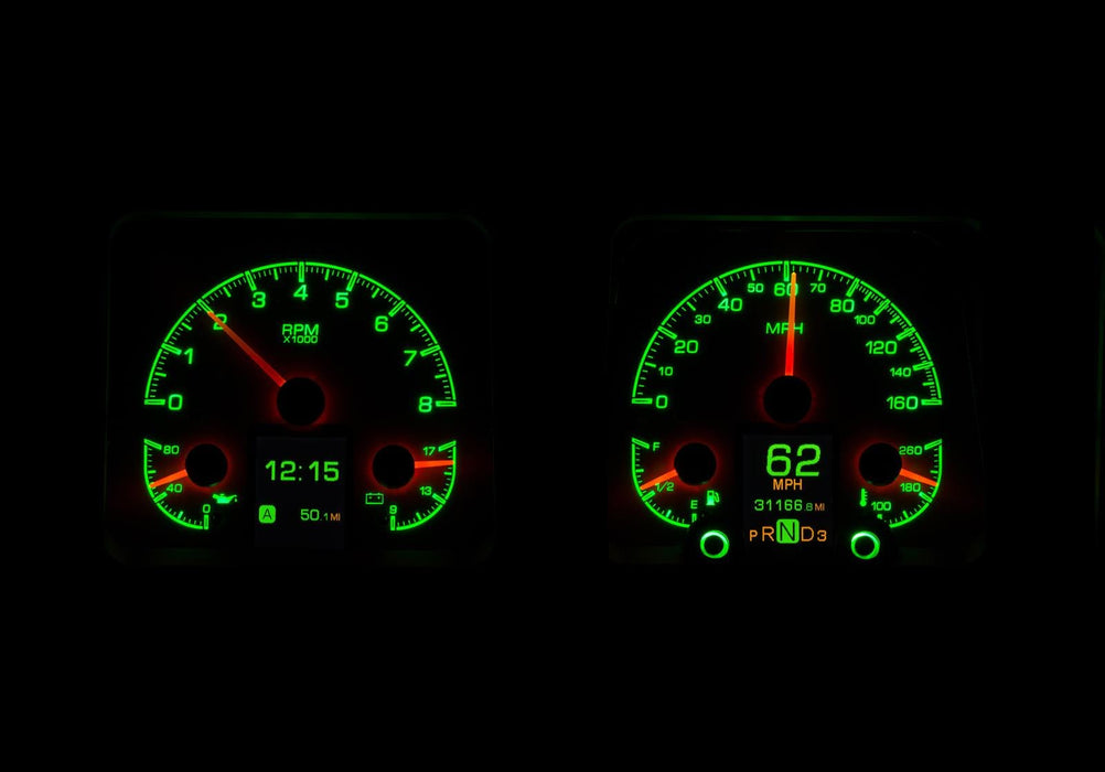 Dakota Digital Dakota Digital HDX Direct-Fit Analog Gauge Systems HDX-69C-CAM-K Autofit