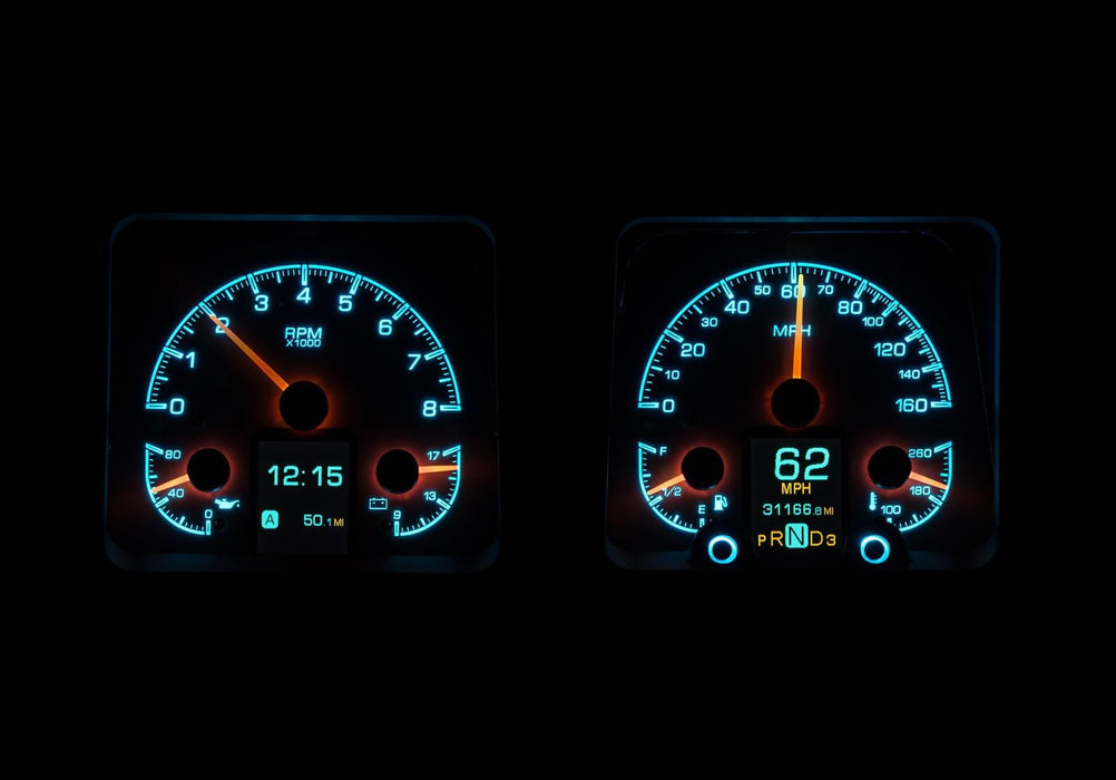 Dakota Digital Dakota Digital HDX Direct-Fit Analog Gauge Systems HDX-69C-CAM-S Autofit