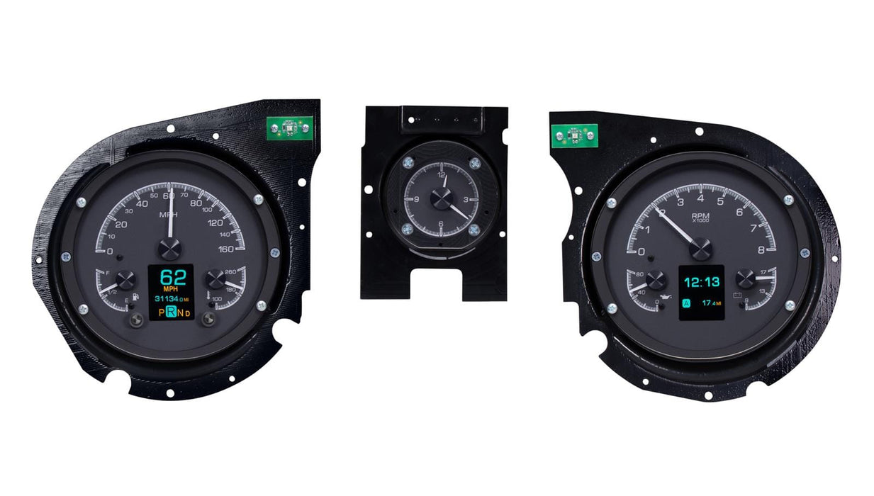 Dakota Digital Dakota Digital HDX Direct-Fit Analog Gauge Systems HDX-69C-CVL-K Autofit