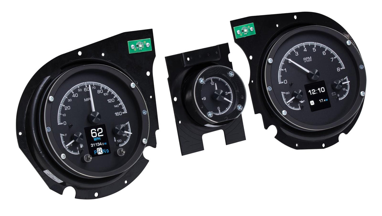 Dakota Digital Dakota Digital HDX Direct-Fit Analog Gauge Systems HDX-69C-CVL-K Autofit