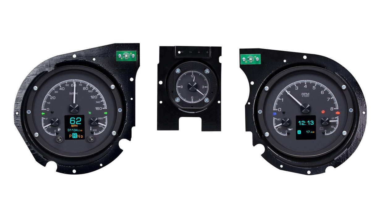 Dakota Digital Dakota Digital HDX Direct-Fit Analog Gauge Systems HDX-69C-CVL-K Autofit