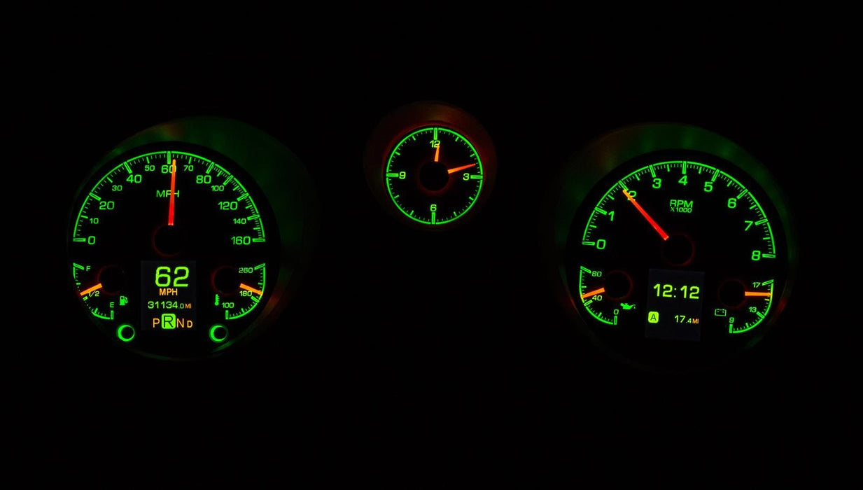 Dakota Digital Dakota Digital HDX Direct-Fit Analog Gauge Systems HDX-69C-CVL-K Autofit