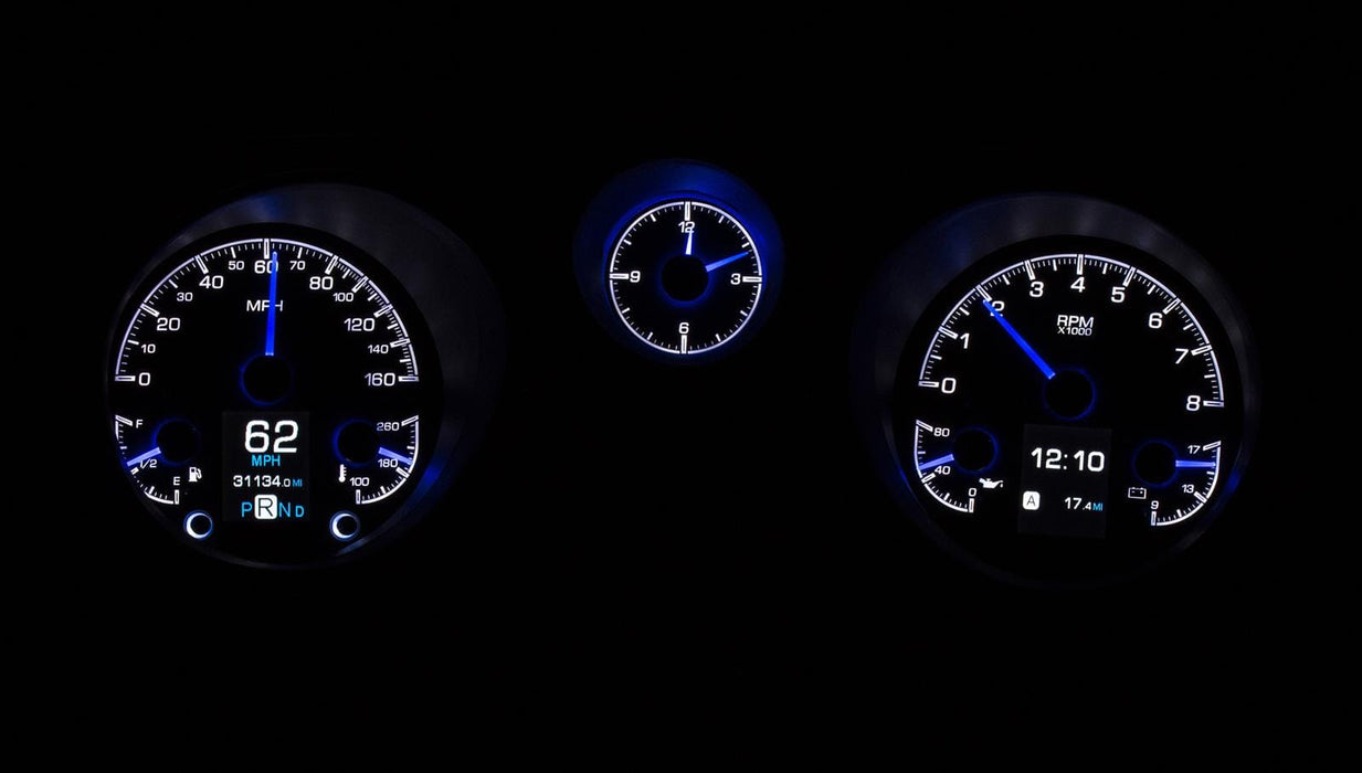 Dakota Digital Dakota Digital HDX Direct-Fit Analog Gauge Systems HDX-69C-CVL-K Autofit