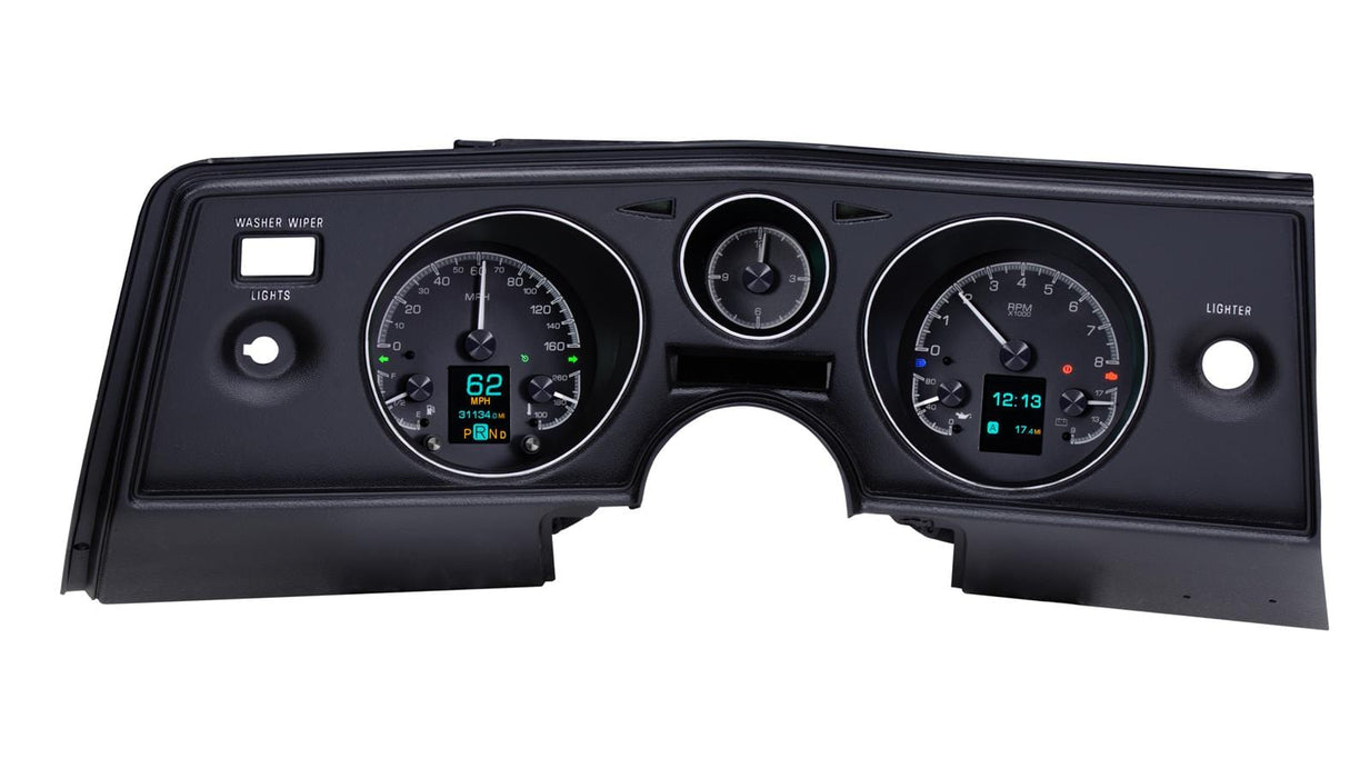 Dakota Digital Dakota Digital HDX Direct-Fit Analog Gauge Systems HDX-69C-CVL-K Autofit