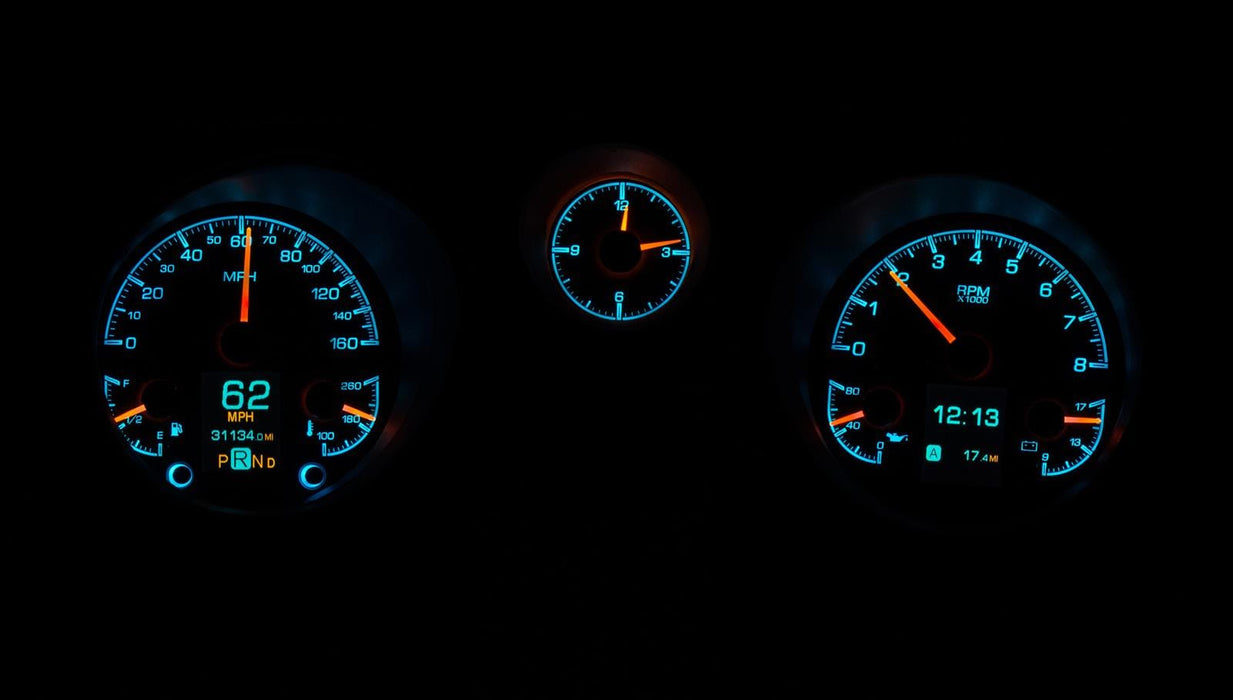Dakota Digital Dakota Digital HDX Direct-Fit Analog Gauge Systems HDX-69C-CVL-S Autofit