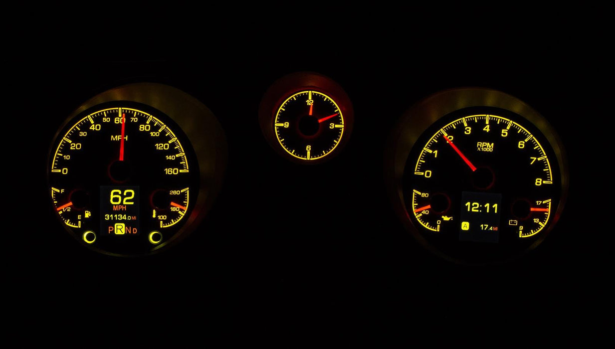 Dakota Digital Dakota Digital HDX Direct-Fit Analog Gauge Systems HDX-69C-CVL-S Autofit