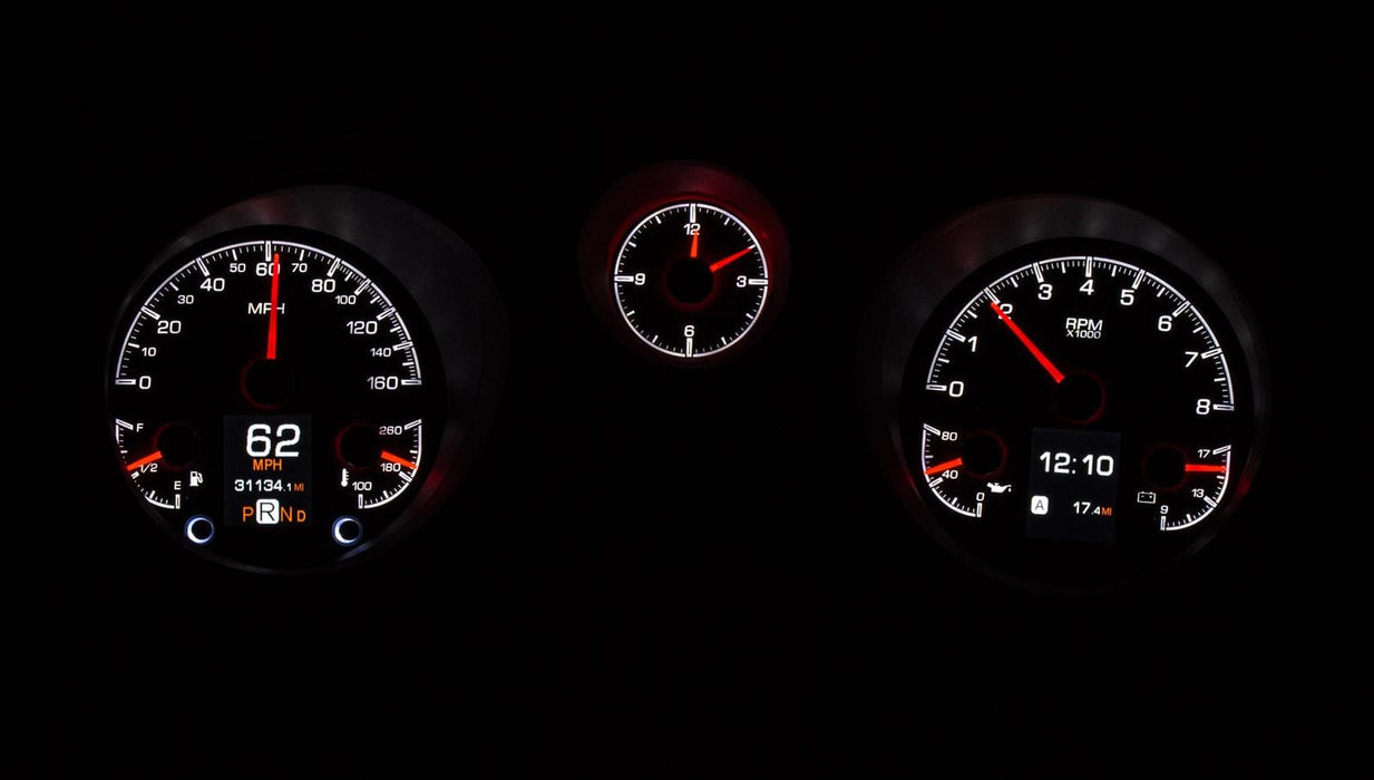 Dakota Digital Dakota Digital HDX Direct-Fit Analog Gauge Systems HDX-69C-CVL-S Autofit