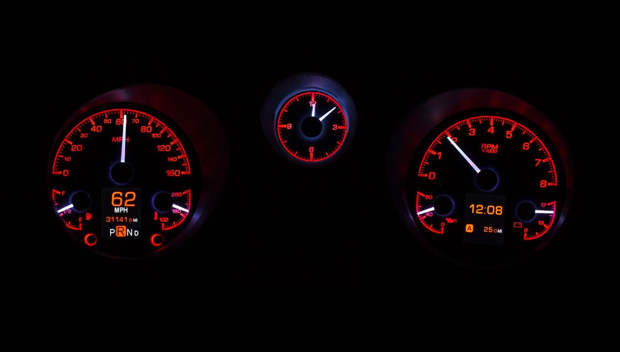 Dakota Digital Dakota Digital HDX Direct-Fit Analog Gauge Systems HDX-69C-CVL-S Autofit