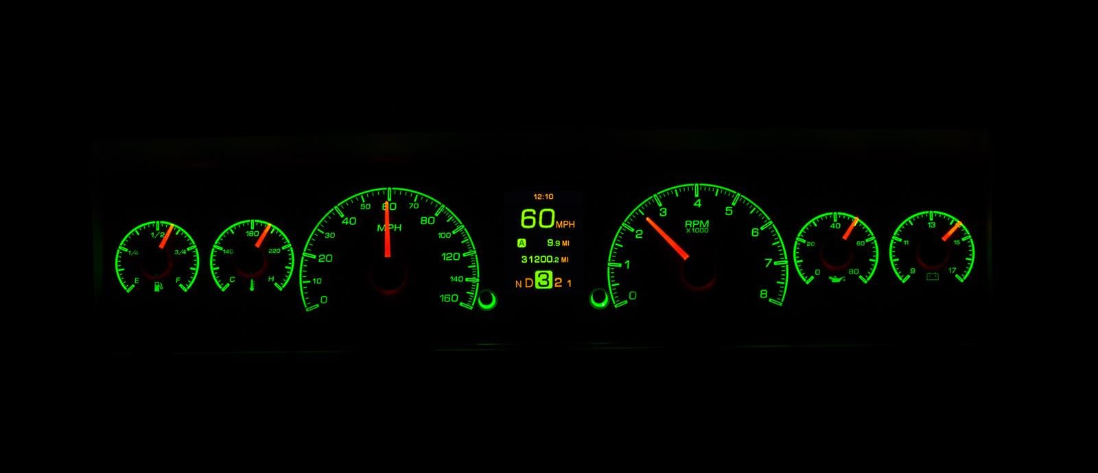 Dakota Digital Dakota Digital HDX Direct-Fit Analog Gauge Systems HDX-69C-NOV-K Autofit