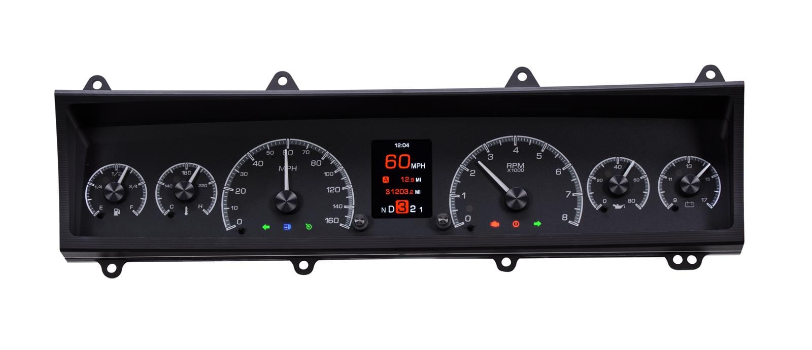 Dakota Digital Dakota Digital HDX Direct-Fit Analog Gauge Systems HDX-69C-NOV-K Autofit