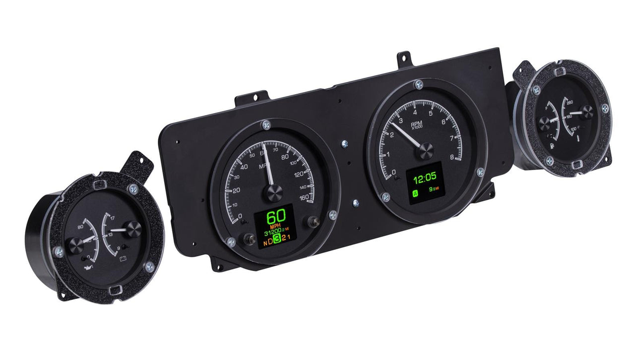 Dakota Digital Dakota Digital HDX Direct-Fit Analog Gauge Systems HDX-69F-MUS-K Autofit
