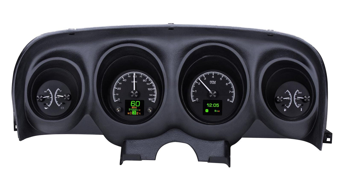 Dakota Digital Dakota Digital HDX Direct-Fit Analog Gauge Systems HDX-69F-MUS-K Autofit