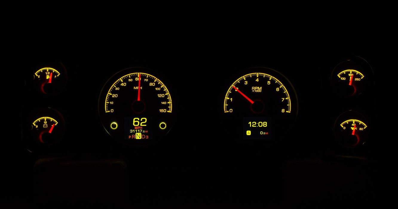 Dakota Digital Dakota Digital HDX Direct-Fit Analog Gauge Systems HDX-70C-CAM-K Autofit